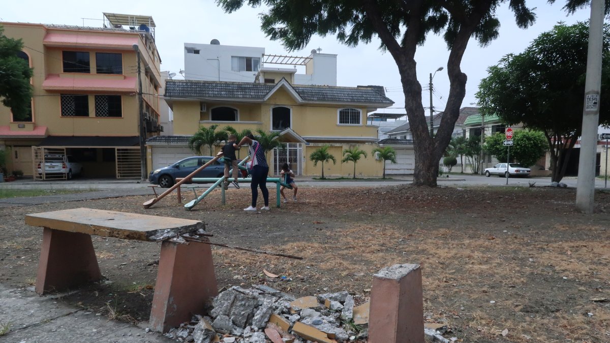 Situación. Este es el estado actual de uno de los parques de la tercera etapa.