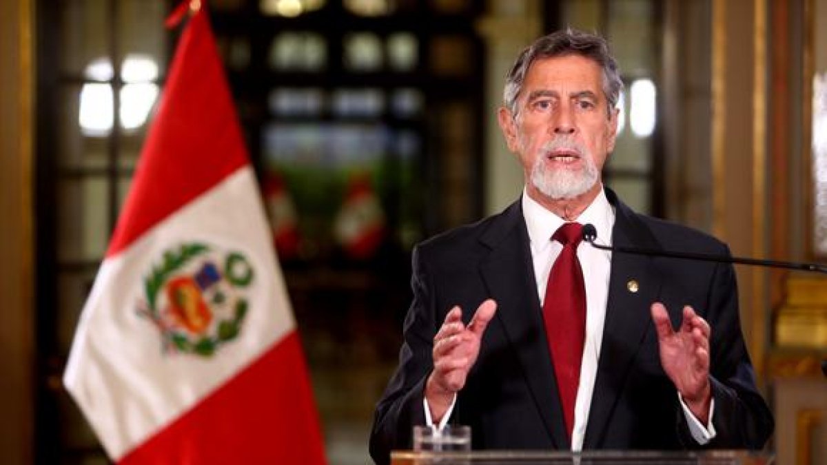 El presidente Sagasti pide una transición de poder ordenada, luego de las elecciones de este domingo.