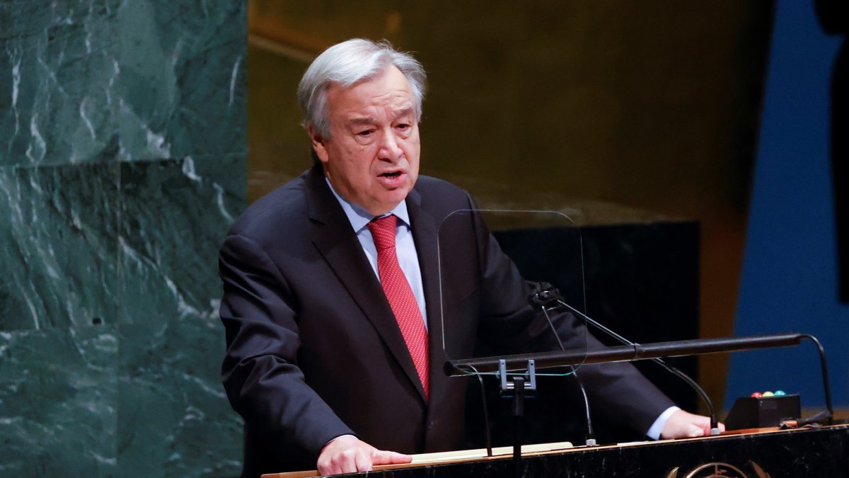 En la imagen, el secretario general de la ONU, António Guterres.