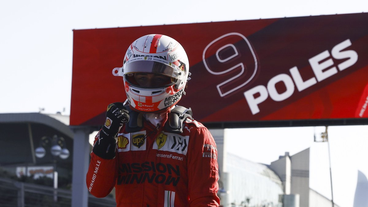 Leclerc firmó ayer la novena ‘pole’ de su carrera en F1 -la segunda consecutiva-.