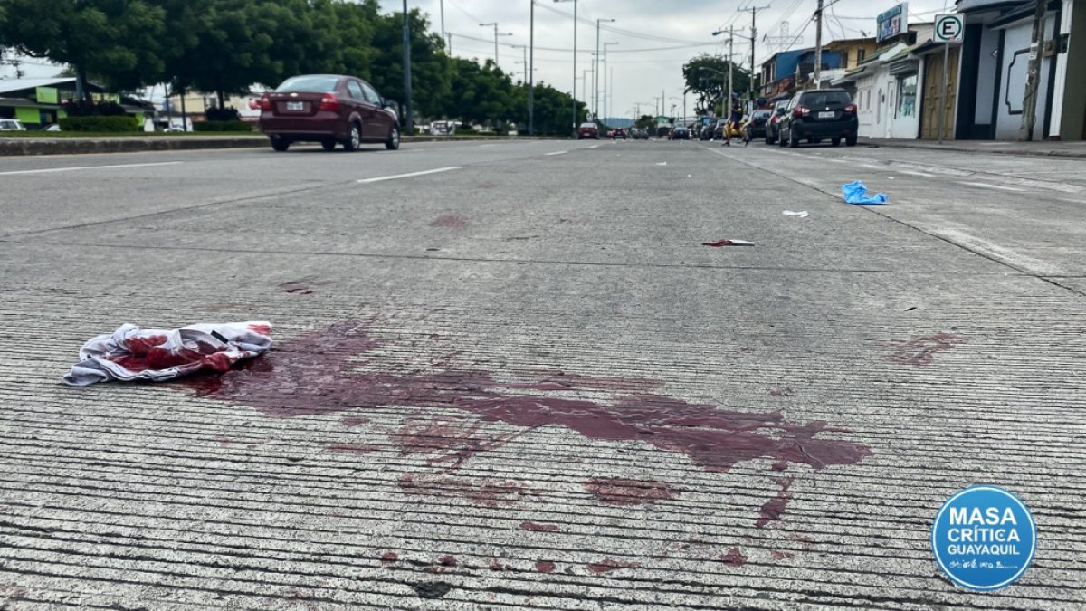 Una fotografía socializada en la página web de Masa Crítica, sobre el suceso. El menor está vivo.