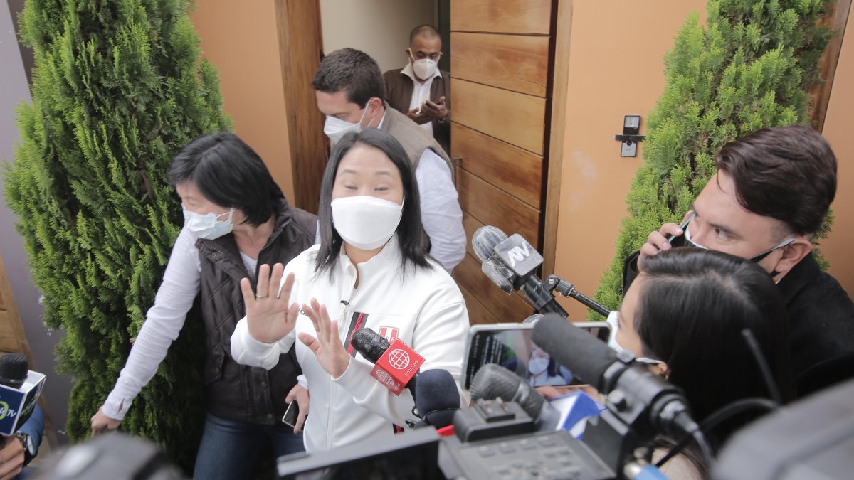 Keiko Fujimori asegura que respetará la voluntad del electorado.