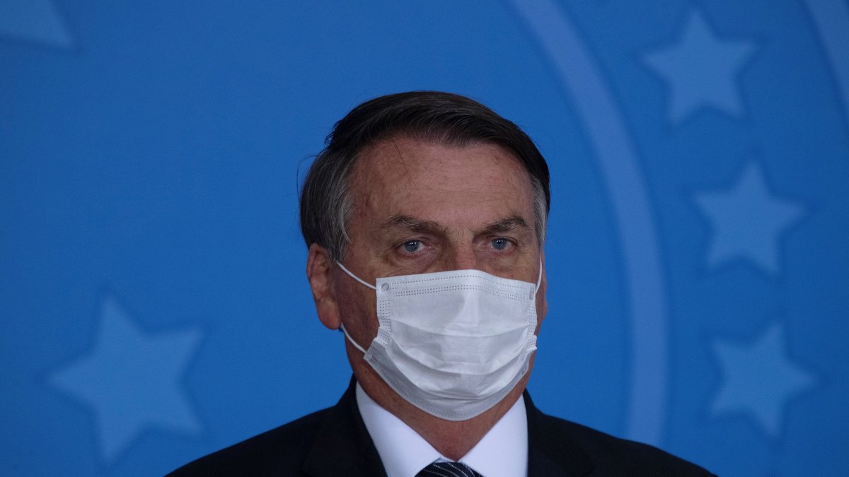 En la imagen, el presidente de Brasil, Jair Bolsonaro.
