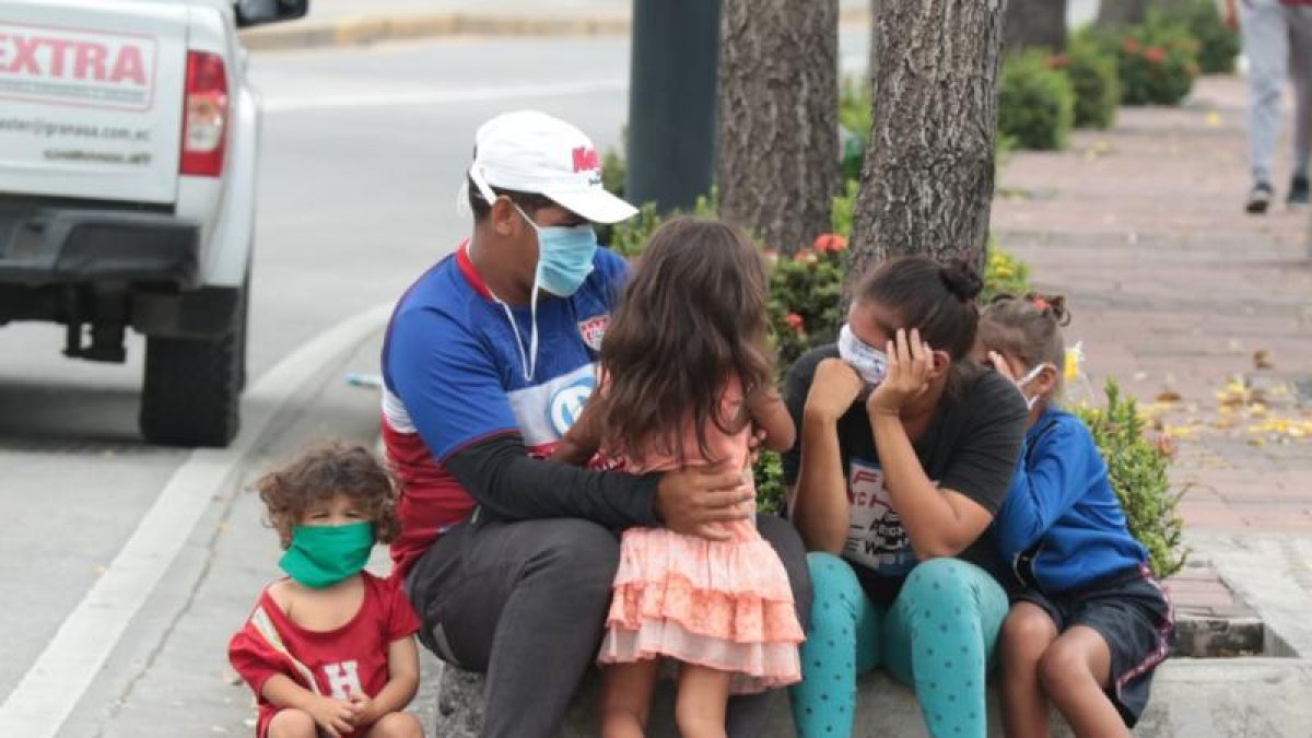 Muchas familias y niños en situación de riesgos hay en la ciudad.