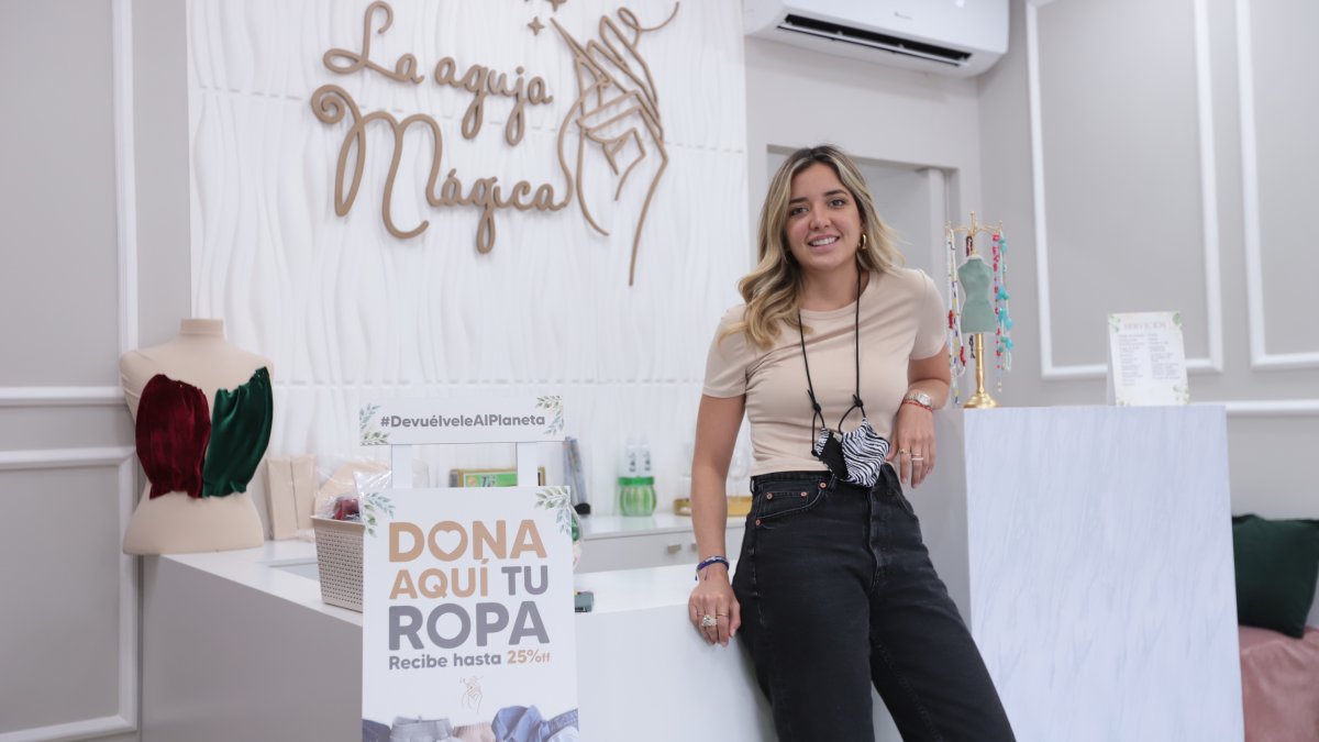 Aguja mágica, negocio familiar de confección de prendas.