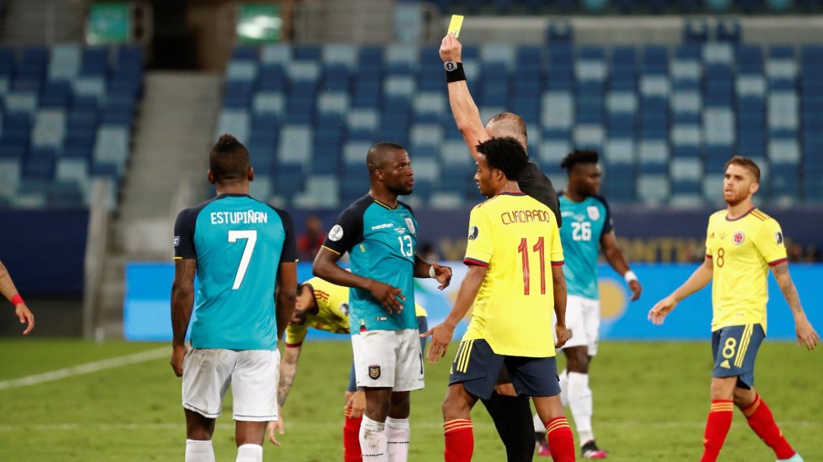 Ecuador no pudo conseguir el empate ante Colombia.