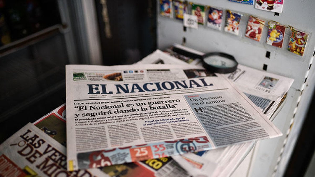 En Agosto volverá al formato impreso el diario venezolano El Nacional.