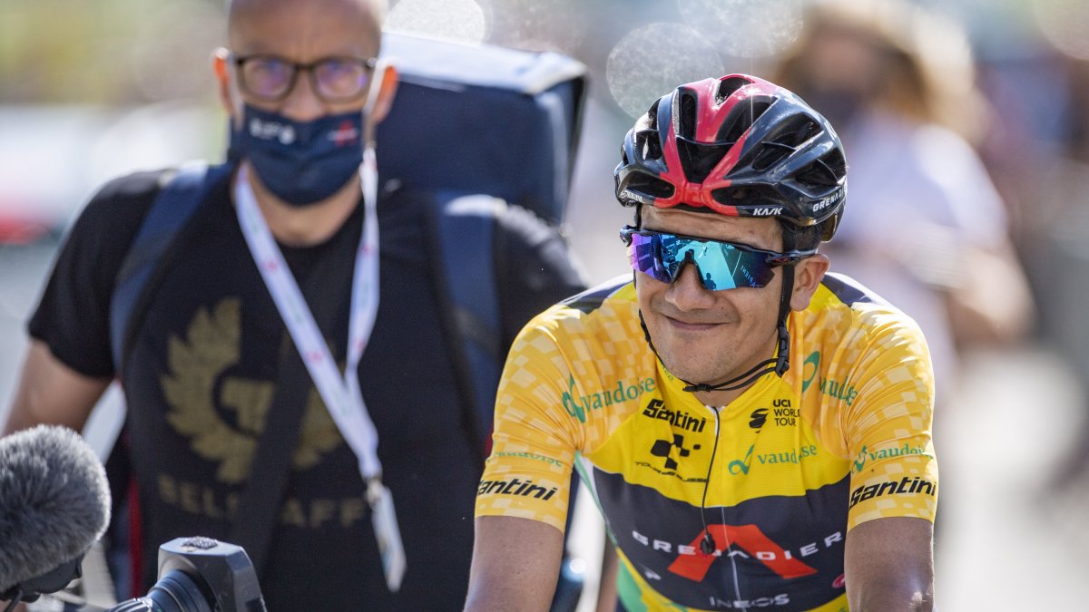 Richard Carapaz fue campeón en Suiza y su próximo reto es el Tour de Francia.