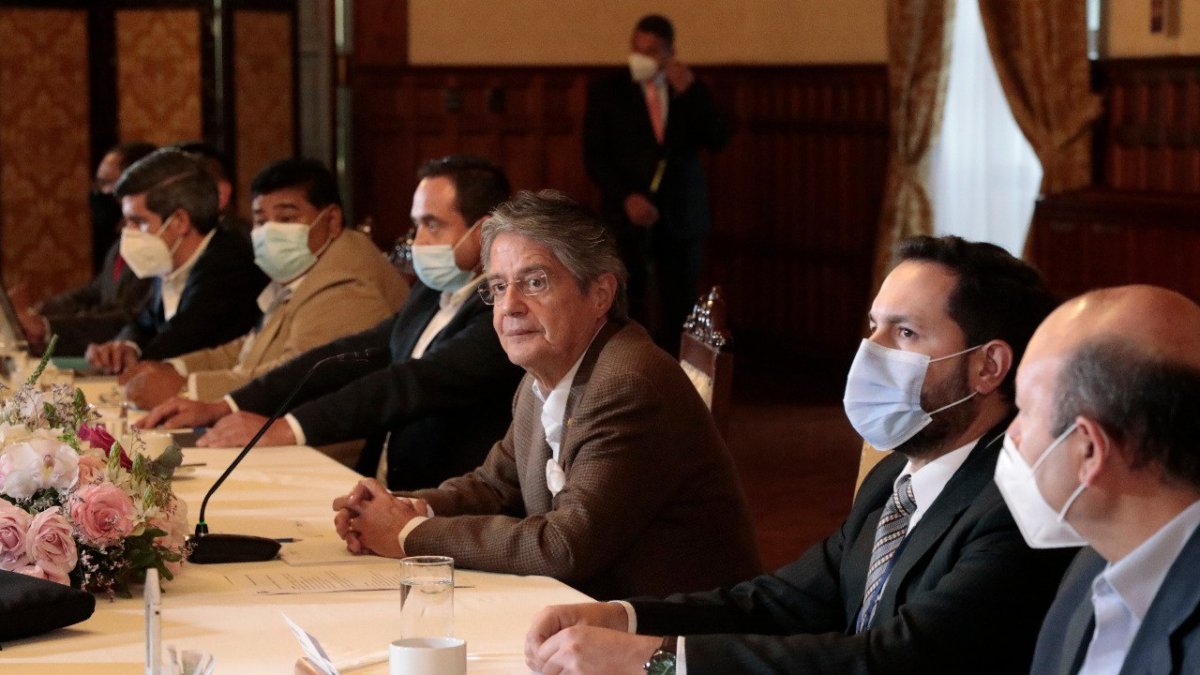 La Reunión se dio a puertas cerradas en el Palacio de Carondelet.