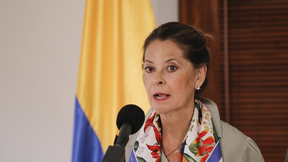 La vicepresidenta de Colombia, Marta Lucía Ramírez.