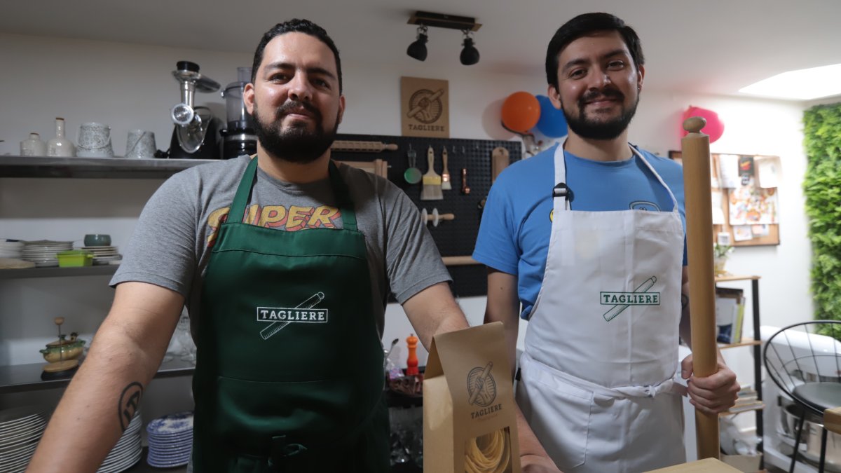 Juan (i) y Andrés Torres (d) hace casi dos años abrieron Tagliere con la meta de ofrecer pasta fresca y de calidad a los ecuatorianos.