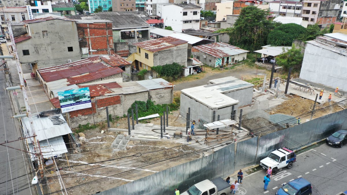 Estructura. La obra tiene un avance del 14 %.