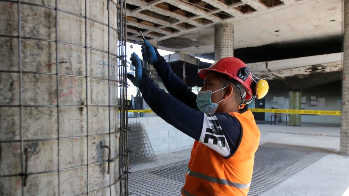 Trabajos. En la Contraloría avanzan las tareas de rehabilitación de la infraestructura tras el incendio de 2019.