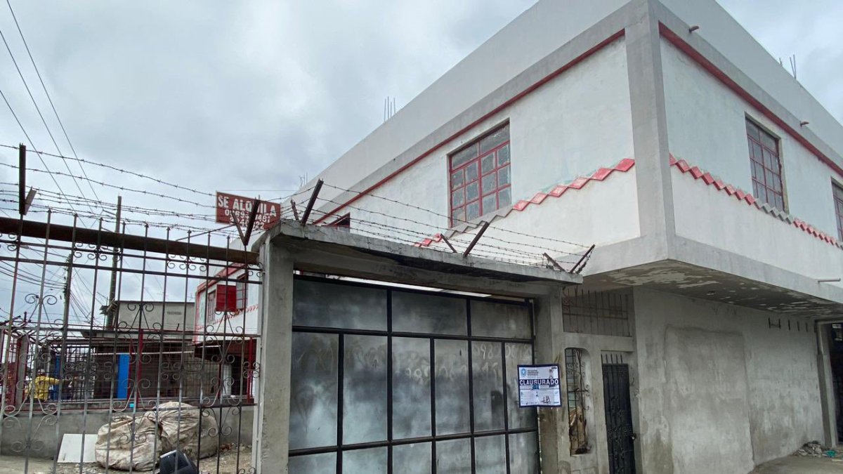 Clausuras. Una estaba ubicada en el centro y las otras cuatro en las cooperativas Santiaguito Roldós y Los Cidros.