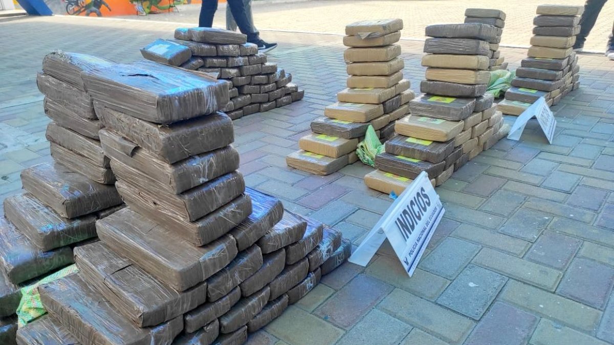 Loja. Según Antinarcóticos, 400 paquetes de marihuana fueron incautados el lunes pasado, en Zapotillo.