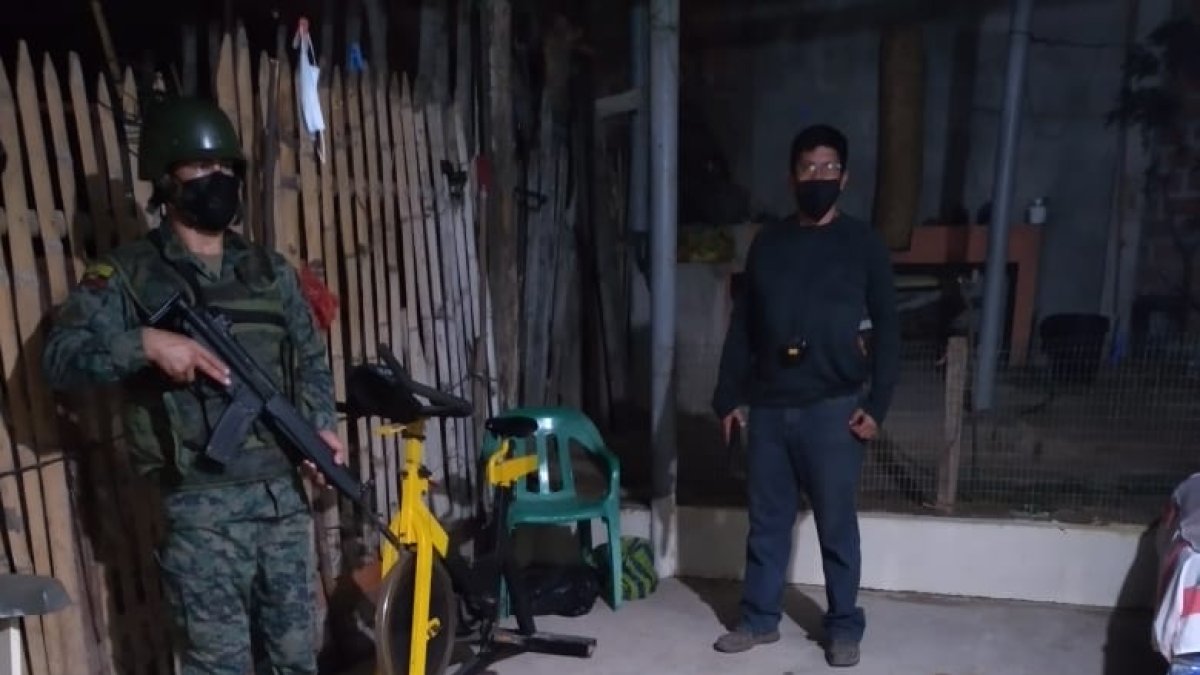 Decomiso. Las evidencias fueron fijadas por elementos de la Policía.