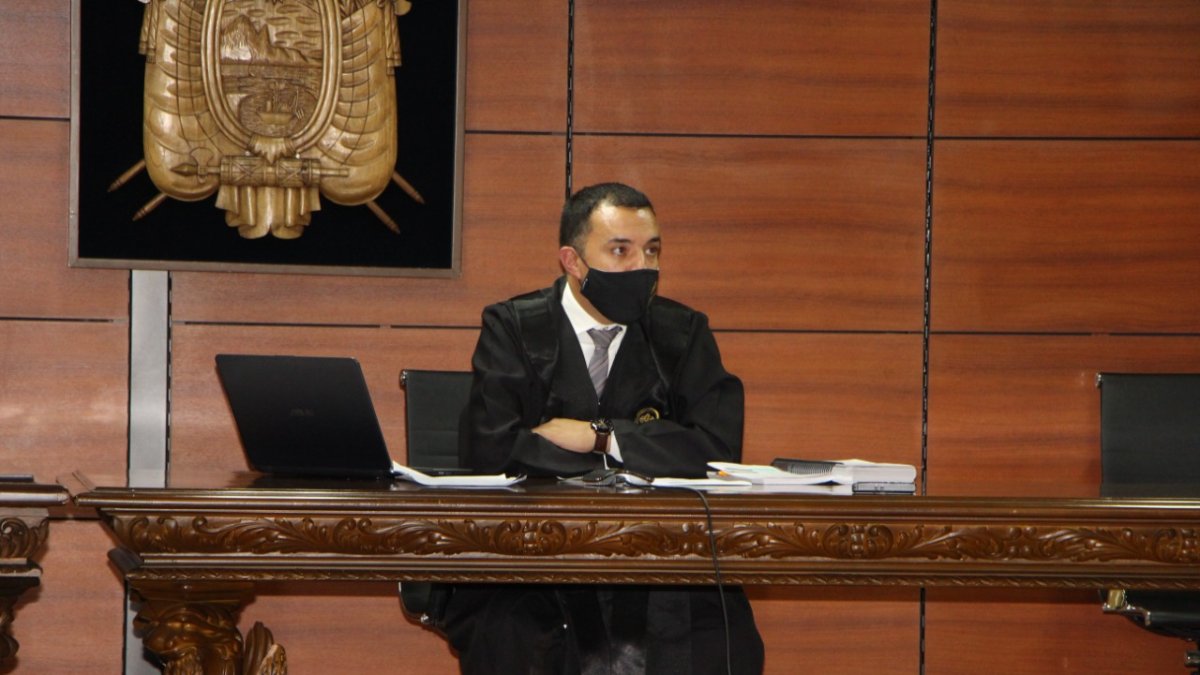 Negativa. El juez Felipe Córdova no dio paso a la revocatoria de la prisión del contralor Pablo Celi.