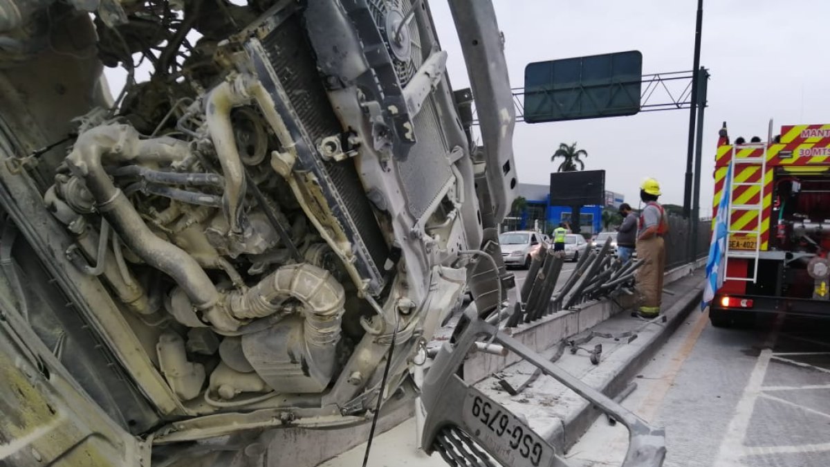 El accidente se produjo cerca de las 6:30.