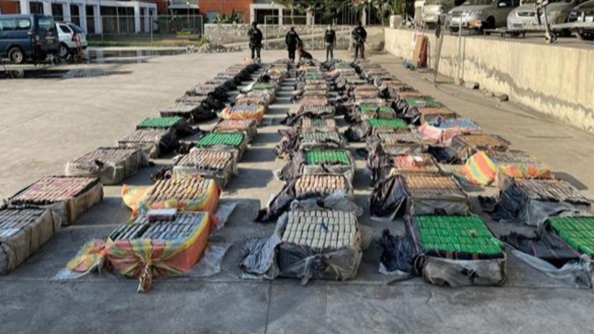 El alcaloide estaba oculto entre latas de atún cuyo destino era España.