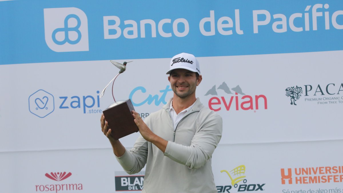 El estadounidense, de 29 años, ganó el  ‘Banco del Pacífico Open 2021’.