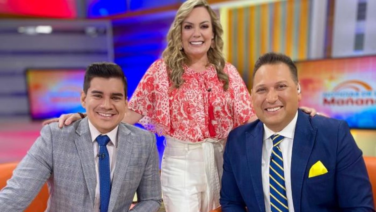 Úrsula con Isaac y José Luis Arévalo.