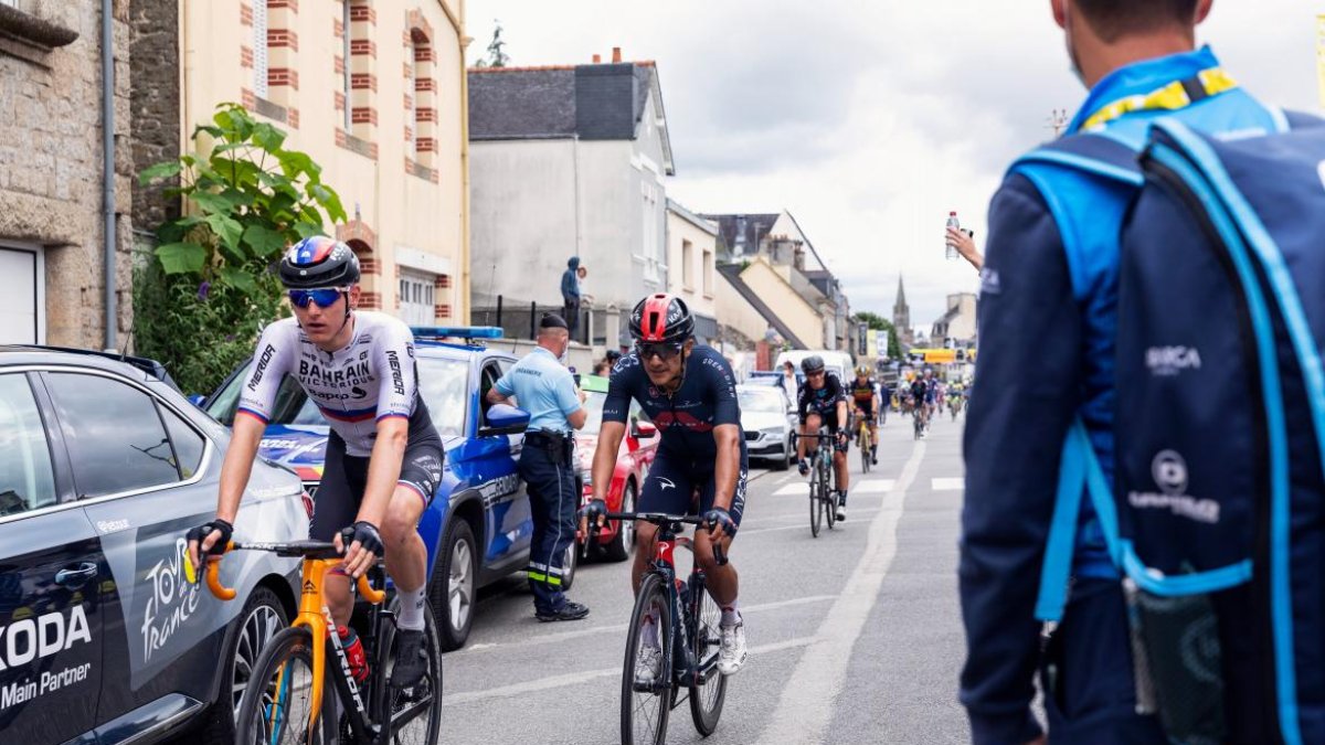 La Locomotora del Carchi no tuvo problemas en el cuarto día de competencia y sigue firme en el tercer lugar del Tour de Francia.