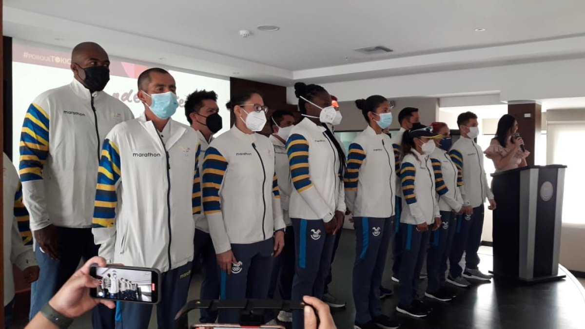 Los atletas quedaron listos para competir.