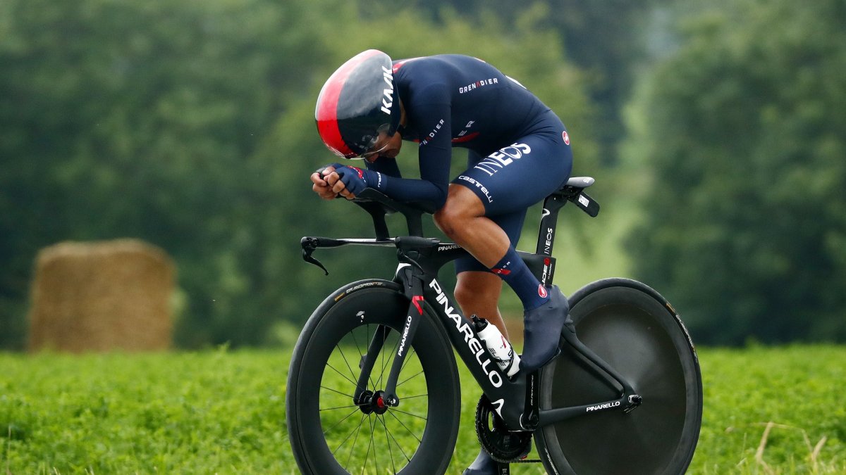 Richard Carapaz está listo para la penúltima etapa del Tour de Francia, una contrarreloj de 30,8 kilómetros.