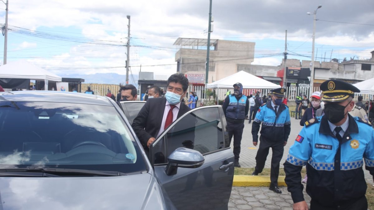 Jorge Yunda se despide de la Alcaldía de Quito.