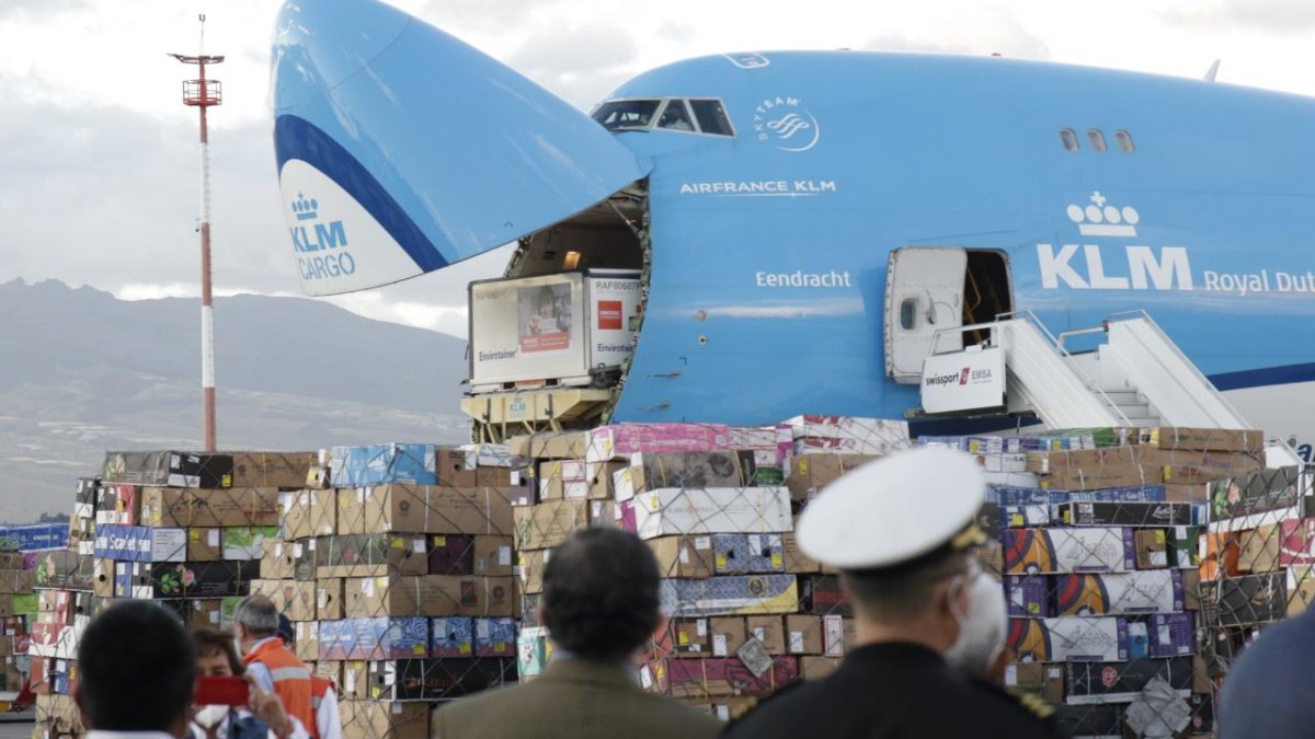Arribo. La tarde de este sábado autoridades del Gobierno de Guillermo Lasso acudieron al recibimiento.