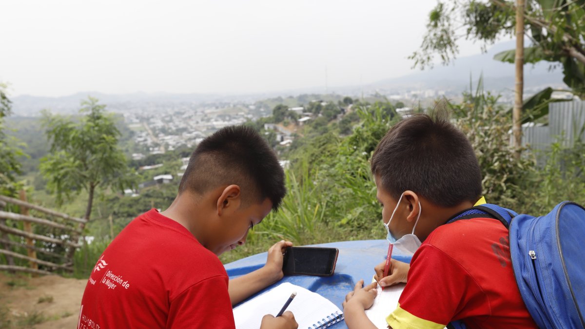 Las clases no presenciales complicó el proceso de enseñanza y aprendizaje de los niños.