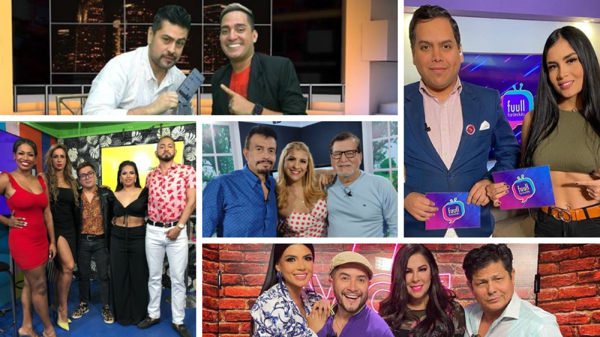 Los programas de farándula se presentan por transmisiones en vivo en las diferentes redes sociales.