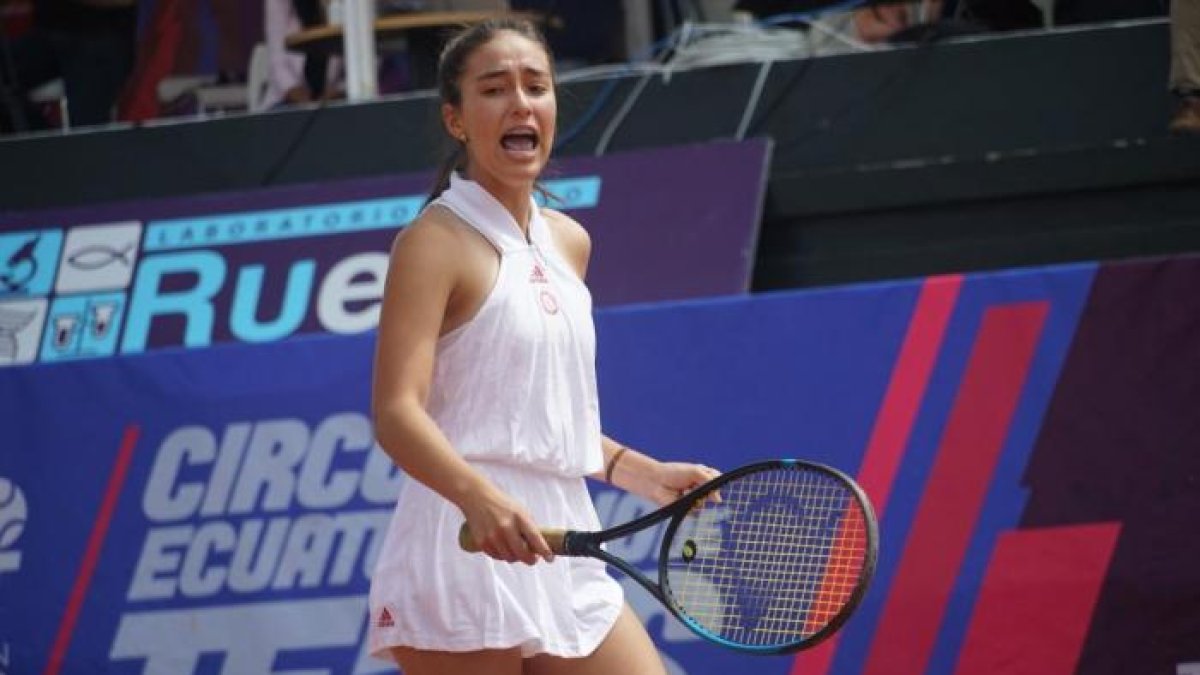 Andrade venció en la final a Valeska San Martín por 6-1, 7-6(1).