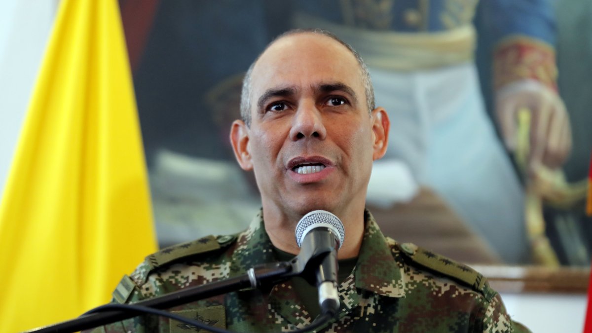 El comandante del Ejército de Colombia, General Eduardo Zapateiro. EFE/ Mauricio Dueñas Castañeda/Archivo.