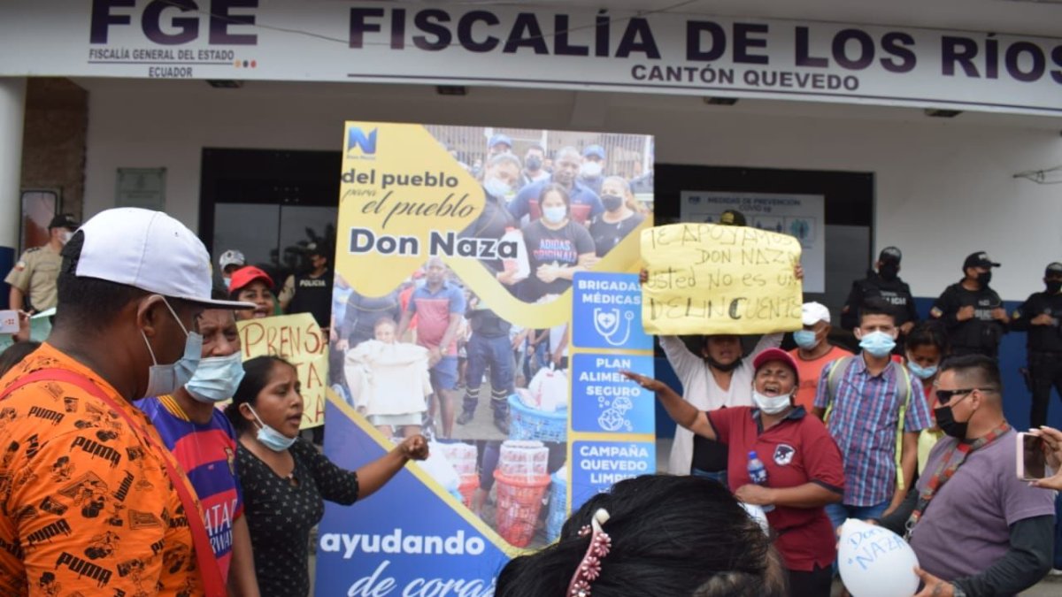 Quevedo. En la última semana se han repetido las muestras de apoyo a Miguel Ángel Nazareno, hasta ahora el rostro visible de la empresa Big Money.