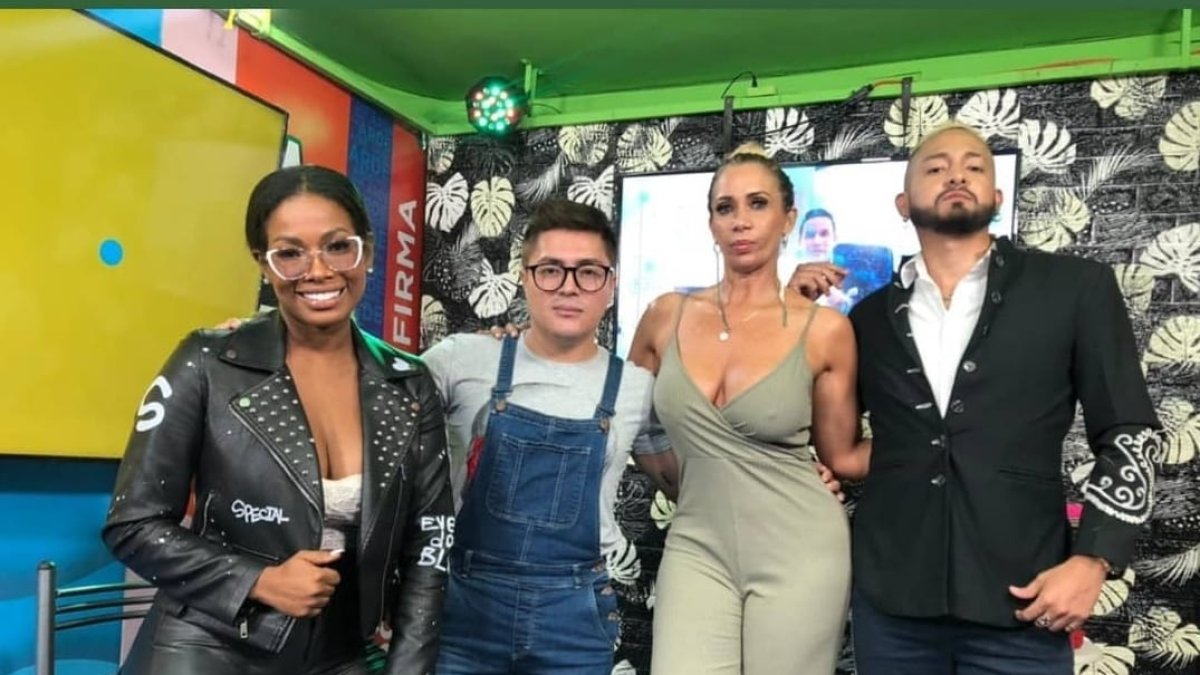 Aura Arce, El Cuy, Soraya Guerrero y Santiago Castro.