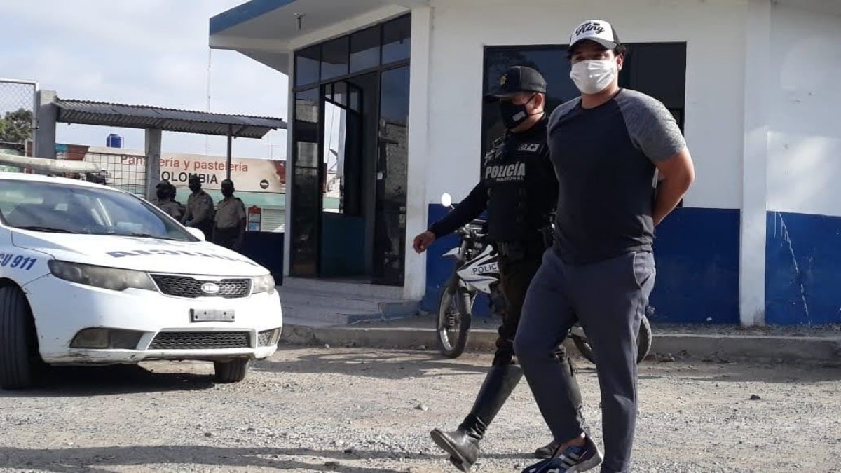 Noe Salcedo está recluido en la cárcel de Machala por presuntos delitos de delincuencia organizada.