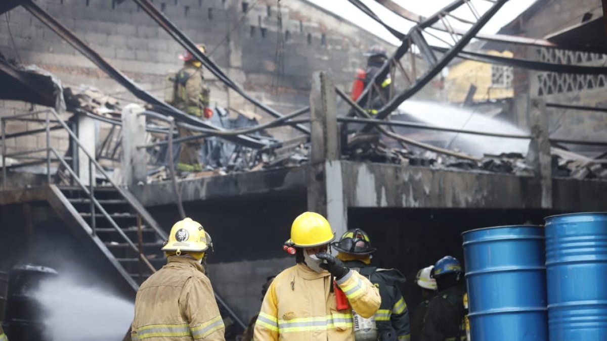La emergencia. Se registró en la tarde de hoy, en Mapasingue.