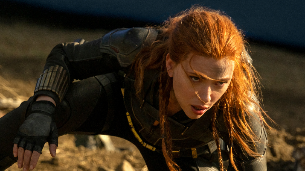 Scarlett Johansonn en su papel de Black widow.