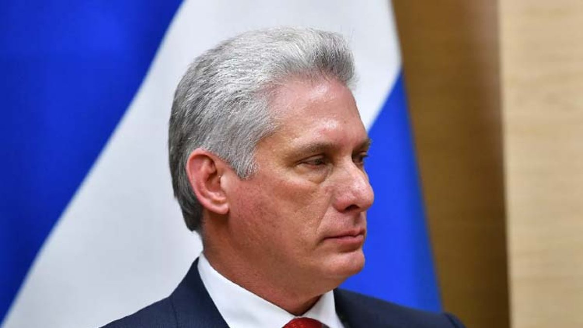 El presidente de Cuba, Miguel Díaz-Canel, culpa a otros del malestar de su pueblo