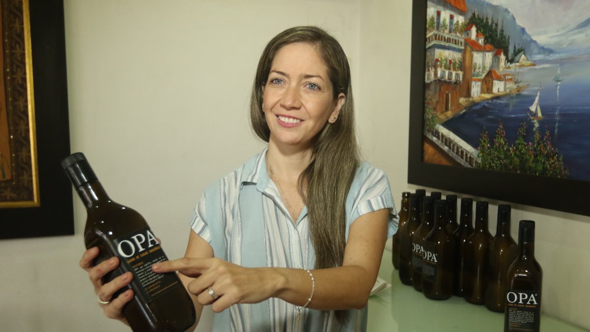 Ruth Román, junto a su esposo Juan Pablo Chiriboga, es la dueña del emprendimiento OPA.