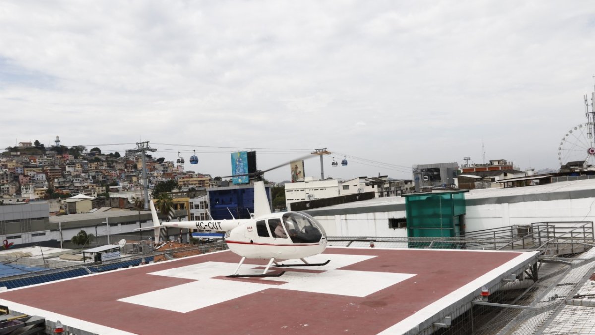 En Ecuador los helipuertos son en su mayoría hospitalarios, como el de la Clínica Guayaquil, que sirve a aeronaves de hasta 9 toneladas.