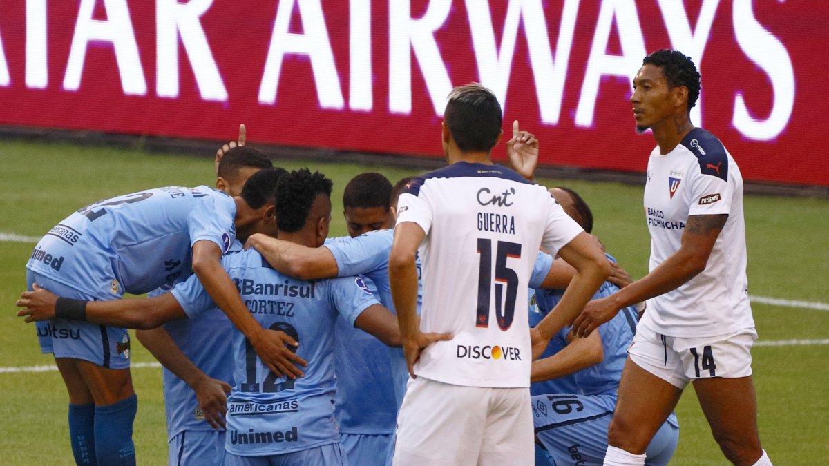 Liga de Quito cayó en casa ante Gremio por los octavos de final de la Copa Sudamericana.