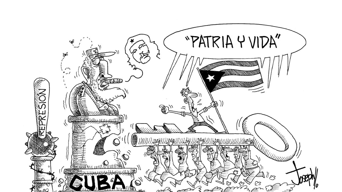 Ante el hambre, miseria y represión ideológica.