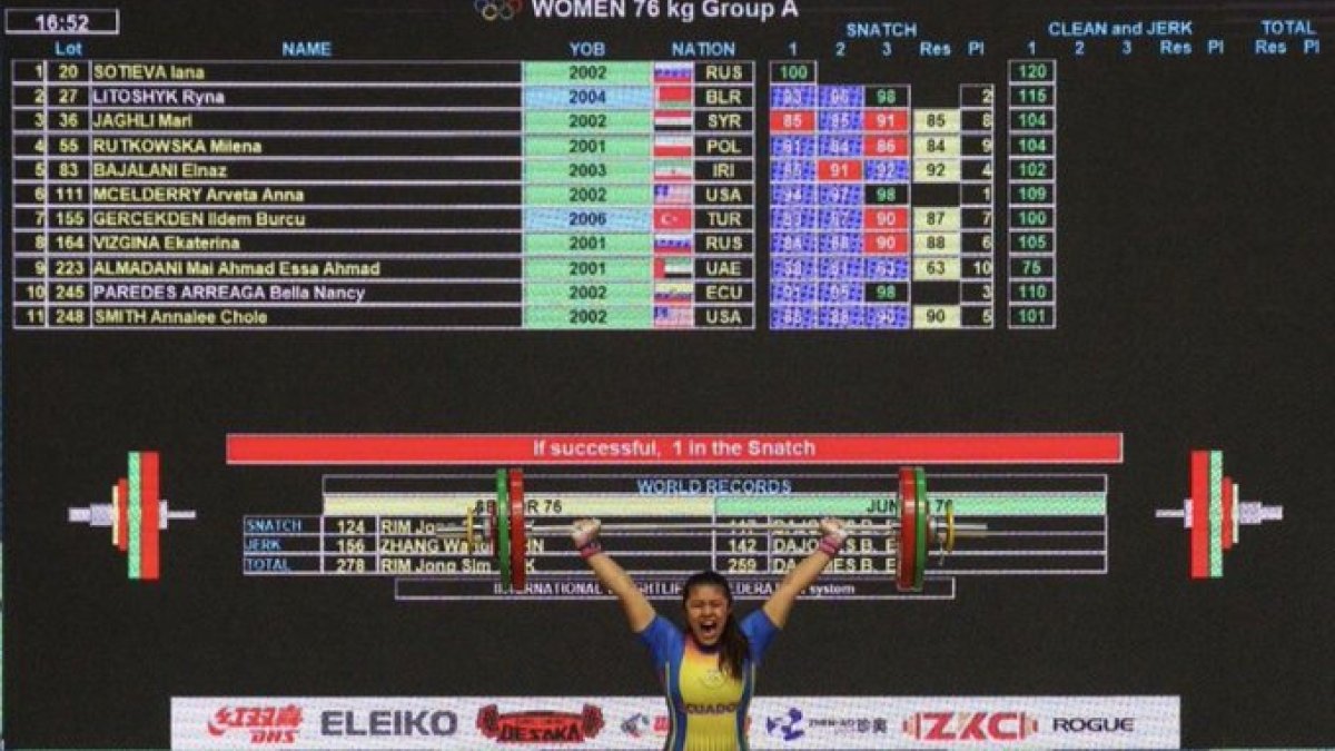 Bella Paredes se convirtió en la máxima figura de los 76 kilos del Mundial Juvenil.