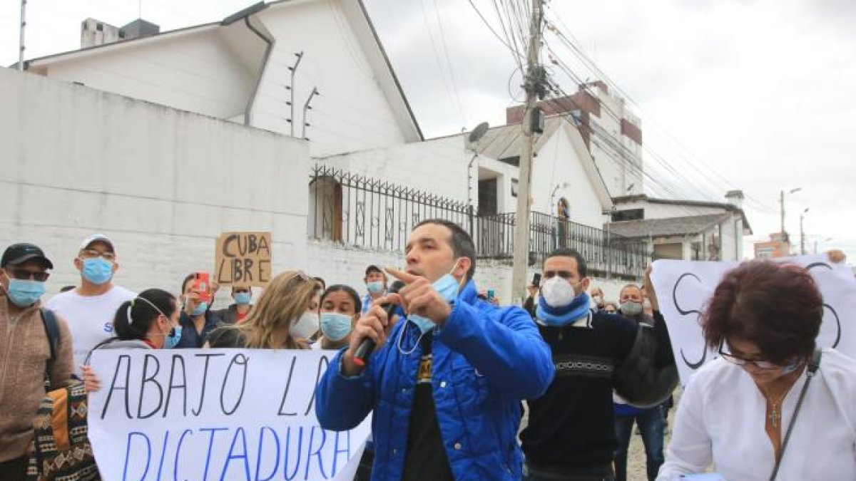 Las protestas en Cuba generaron marchas en otras ciudades del mundo.