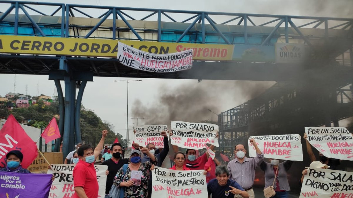 Se apostaron en esta zona desde tempranas horas de la mañana de este 20 de julio.