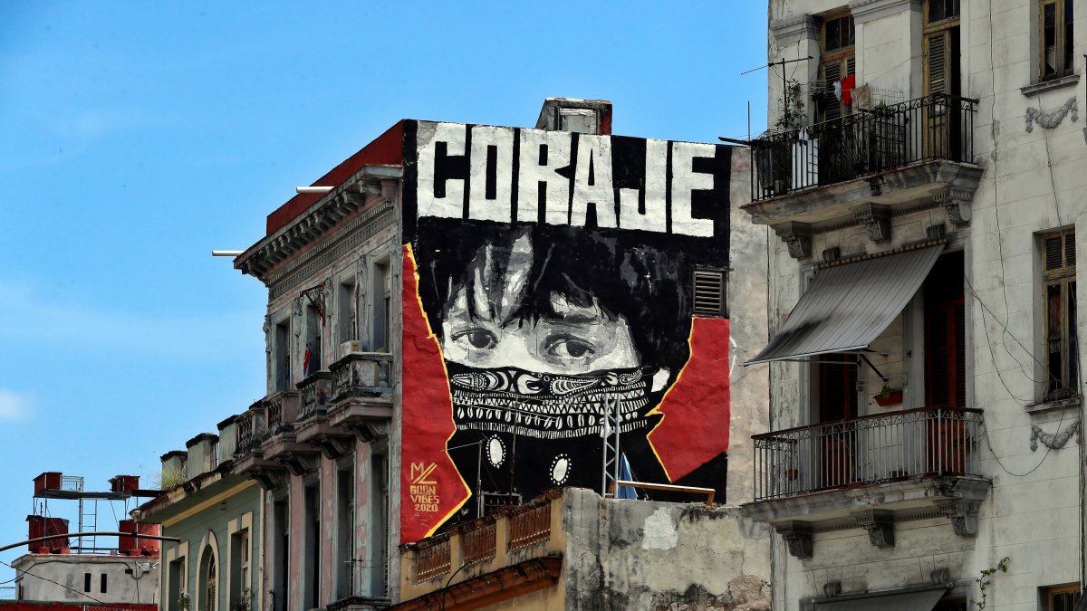 Vista de un graffiti con la palabra 