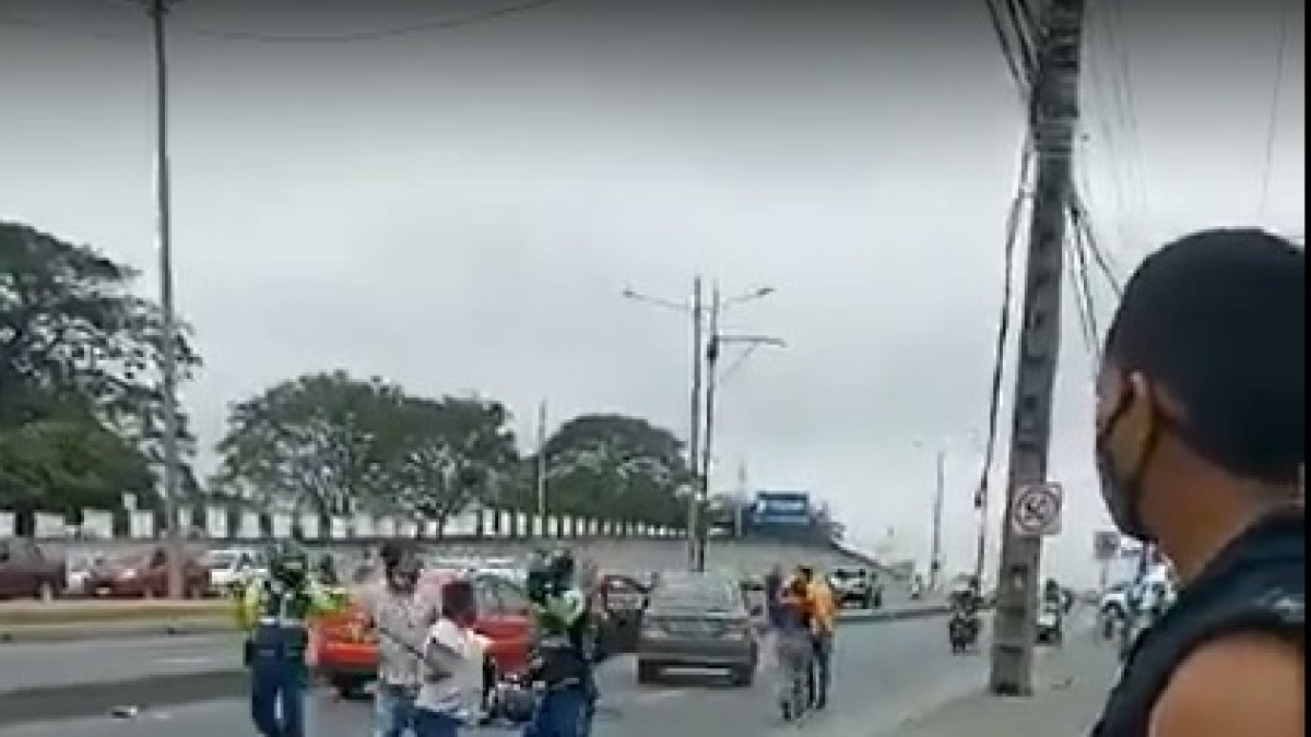 Suceso. El hecho se viralizó este martes 20 de julio.