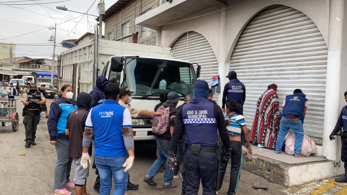 El operativo fue realizado este 22 de julio en La Libertad (Santa Elena)